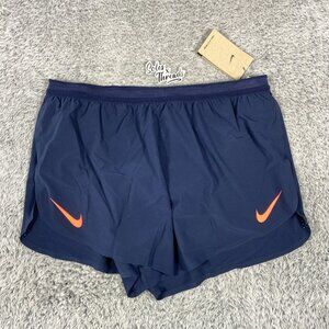 Nike Aeroswift Dri-Fit ADV 4" Bried-Lined Running Shorts Size Small Men Obsidian